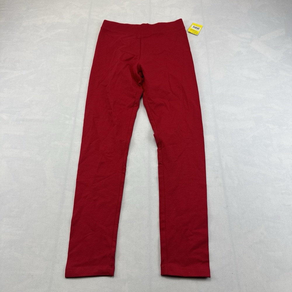 NWT Primary Kids Size 12 Red Cotton Spandex Stretch Leggings